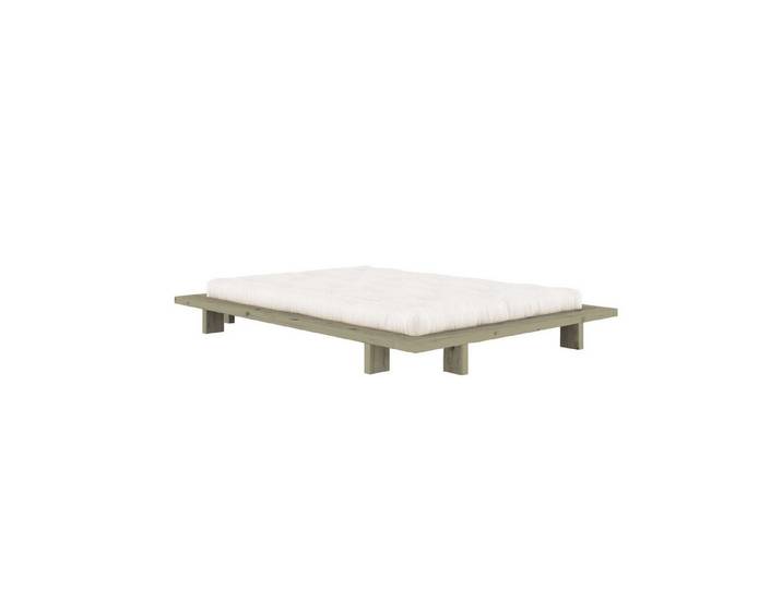 Karup Design Futonbett Bettgestell JAPAN BED Futonbett aus FSC®-zertifiziertem Massivholz (Mit Lattenrost), zeitlos, bequem & in mehreren Farben und Größen erhältlich