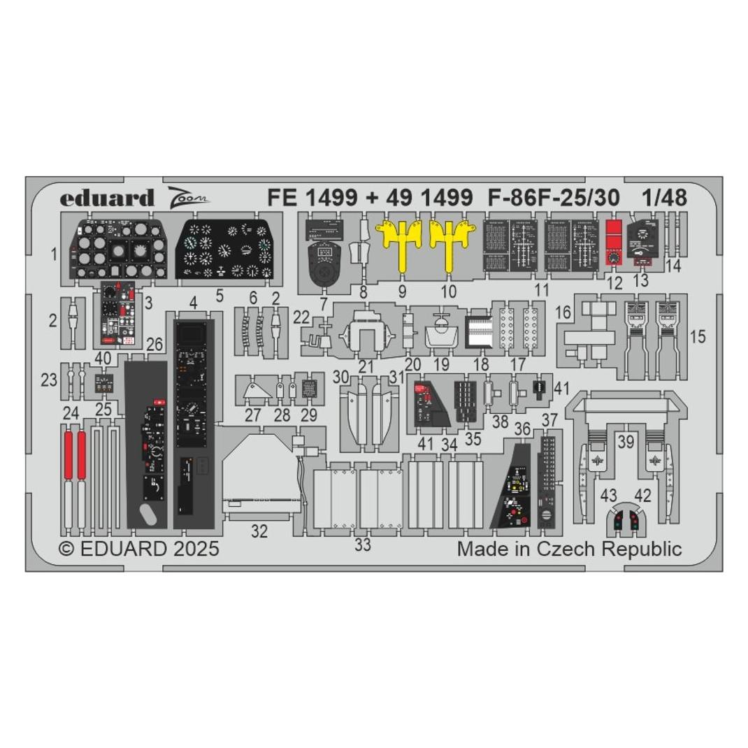Eduard F-86F-25/30 AIRFIX (BIG49445)