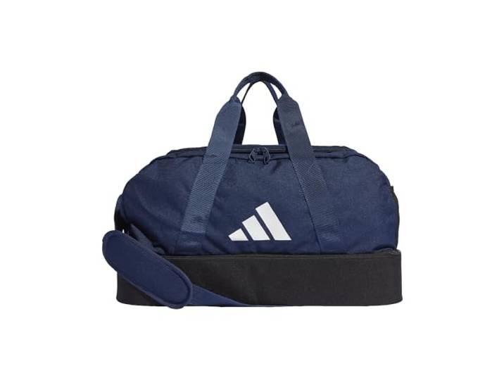 adidas Unisex Tiro League Duffel Bag, Team Navy Blue 2 / Black/White, S