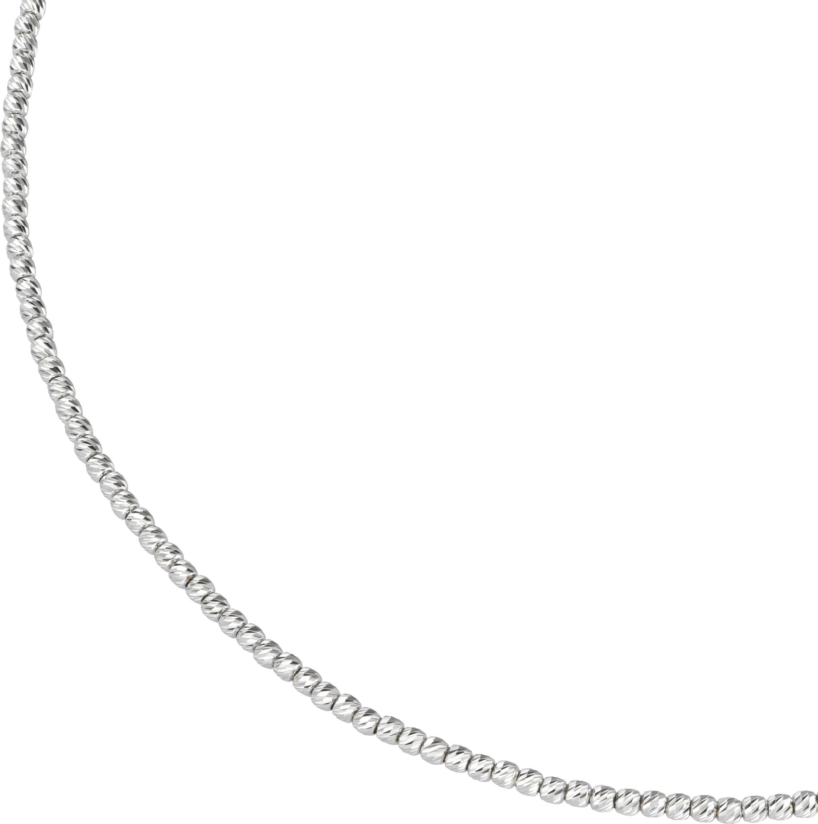 Collier SMART JEWEL "Collier mit facettierten Kugeln, Silber 925", silber, Halsketten, Herren, Silber 925 (Sterlingsilber), Collier