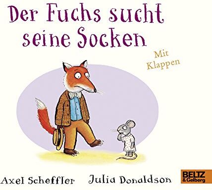 Axel Scheffler - Der Fuchs sucht seine Socken: Pappbilderbuch mit Klappen - Preis vom 11.10.2026 15:43:13 h