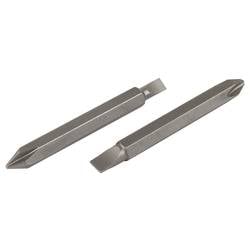 Wolfcraft 2407000 Doppelklinge 2teilig Schlitz, Kreuzschlitz Phillips