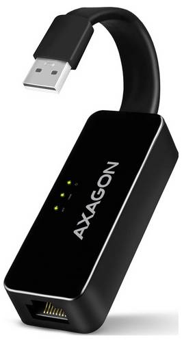 AXAGON USB 2.0 Adapter [1x USB-A Stecker - 1x RJ45-Buchse] 15cm