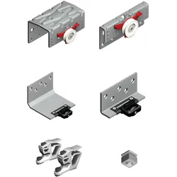 Cinetto, Zubehör Türbeschlag, PS48 Beschlagset mit Stopper, HS19 mm, 3 flügelig