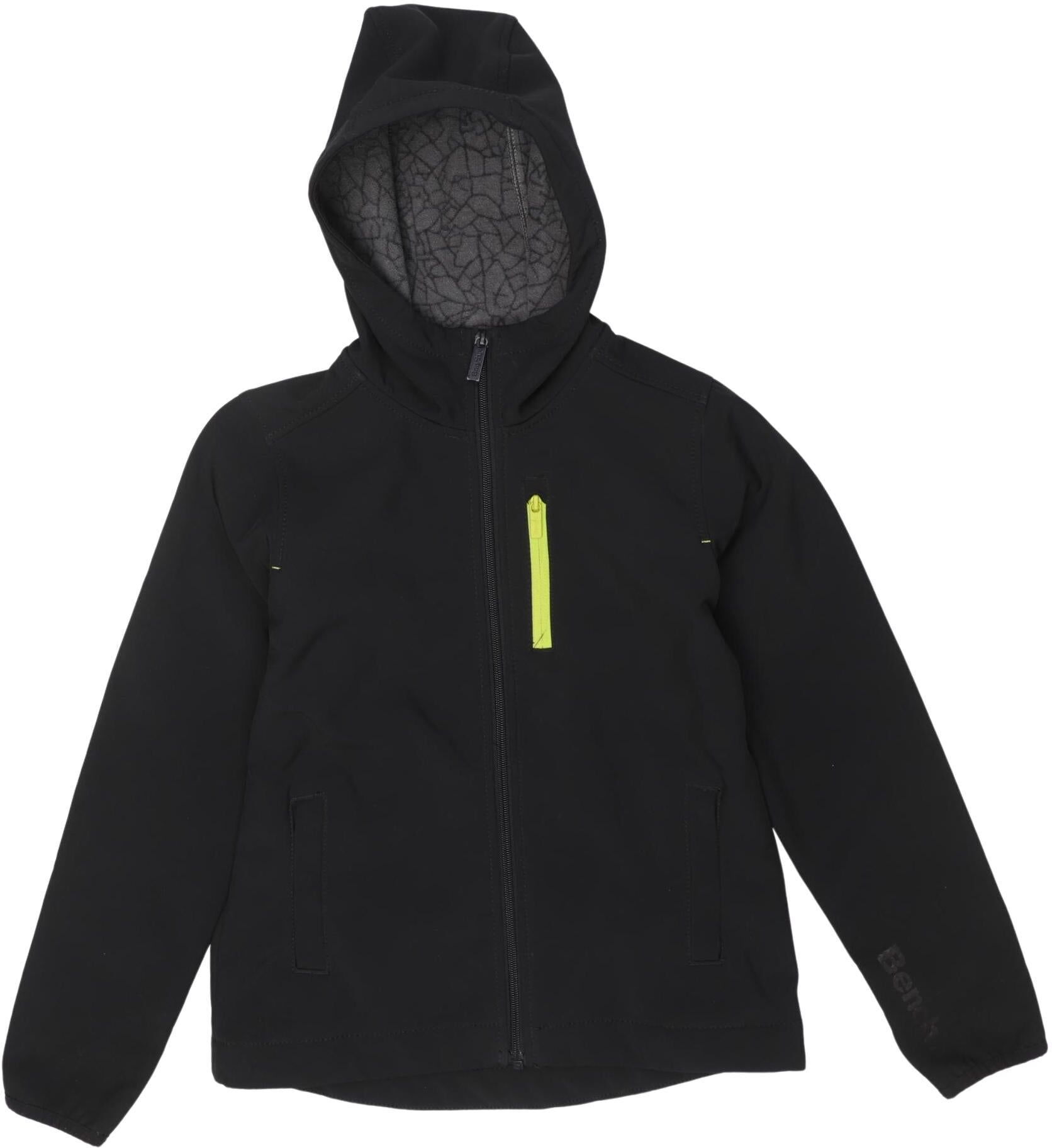 Bench. Jungen Jacke oder Mantel, Neon, Gr. EU 140, Synthetik / Elasthan - Second Hand
