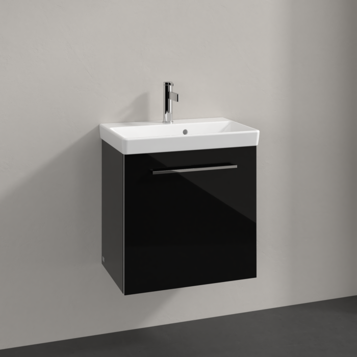 Villeroy und Boch Villeroy & Boch Avento Unterschrank A88800B3 51,2x52,0x34,8cm, Crystal Black, Anschlag links