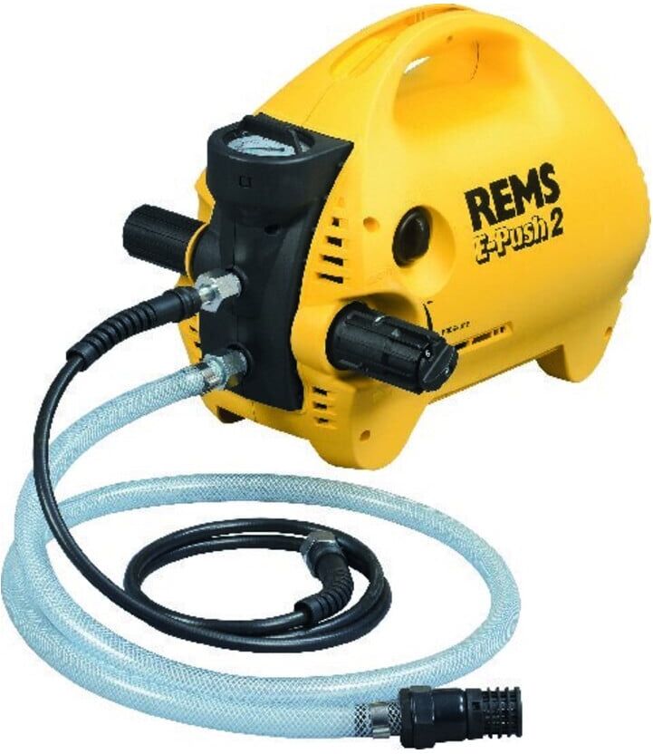 REMS E-Push 2 Elektr. Druckprüfpumpe mit Manometer, p d 6 MPa/60 bar/870 psi (115500 R220)