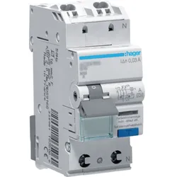 Hager ADS966D Fi-LS 1P+N 6kA C-16A 30mA Typ A QuickConnect