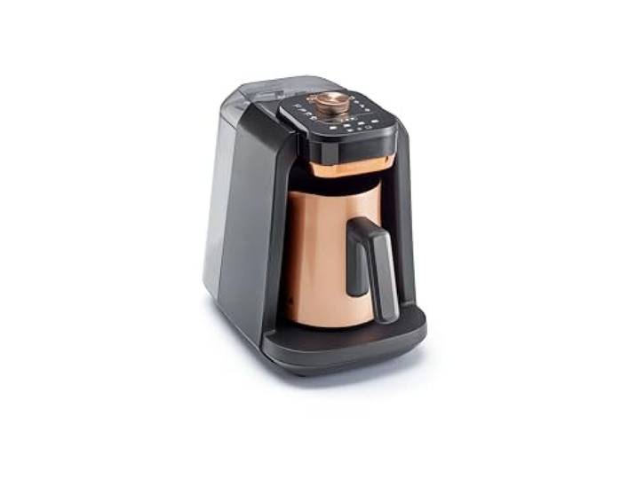 Arzum Okka Rich Pro Plus Türkische Kaffeemaschine, Vollautomatische Mokka Maschine Mit 1,3 Liter Wassertank, Patentiertem Rührwerk Und 8 Betriebsmodi Für Milch- Und Kaffeegetränke