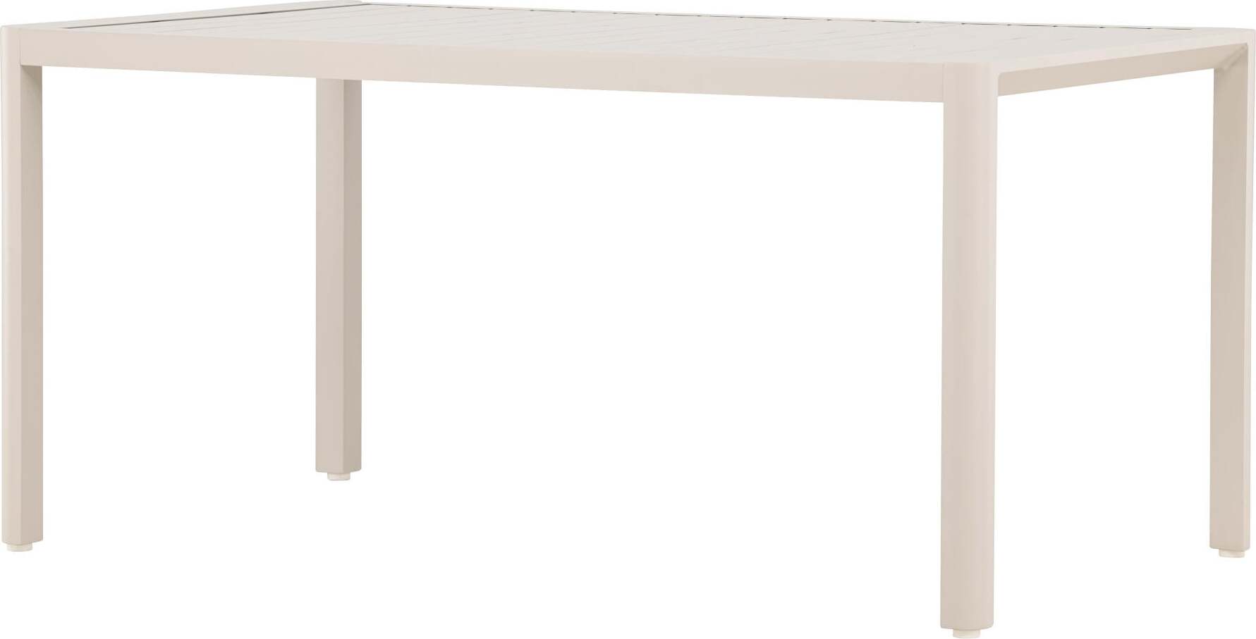 FURNLUX Esstisch Für Den Aussenbereich Giardini Beige 85cm / Hauptfarbe: Beige / Abmessungen: 85 x 150 x 72 cm