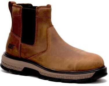 Caterpillar Exposition Chelsea Alloy Toe - Mens 10.5 Brown Boot W