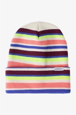 O'Neill s Stripe Beanie in Tofu, Acrylic