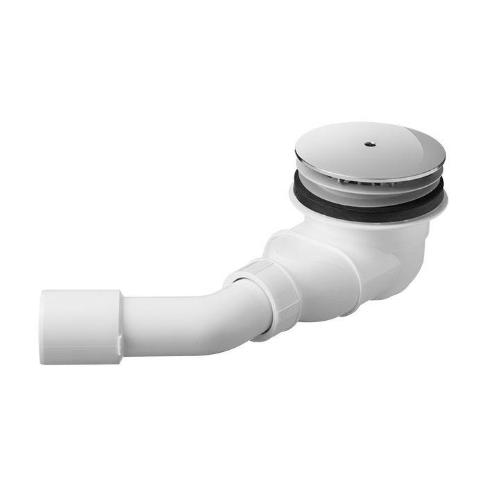 Duravit D-Code Duschwannen Ablauf 79126000001000 chrom, für Duschwanne, Ablauf waagerecht