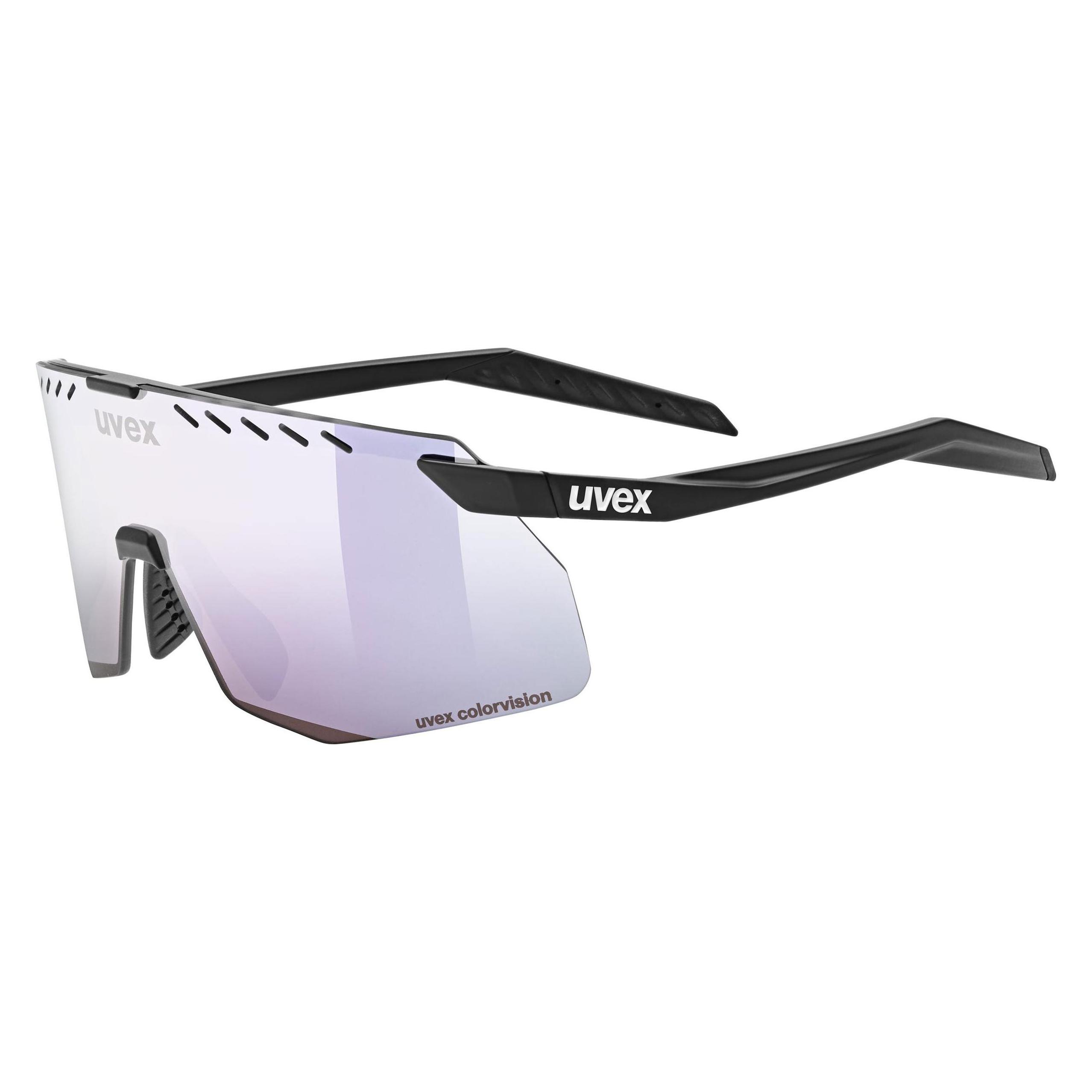 Uvex pace stage S CV (black matt (pink), colorvision mirror pink) (533073)