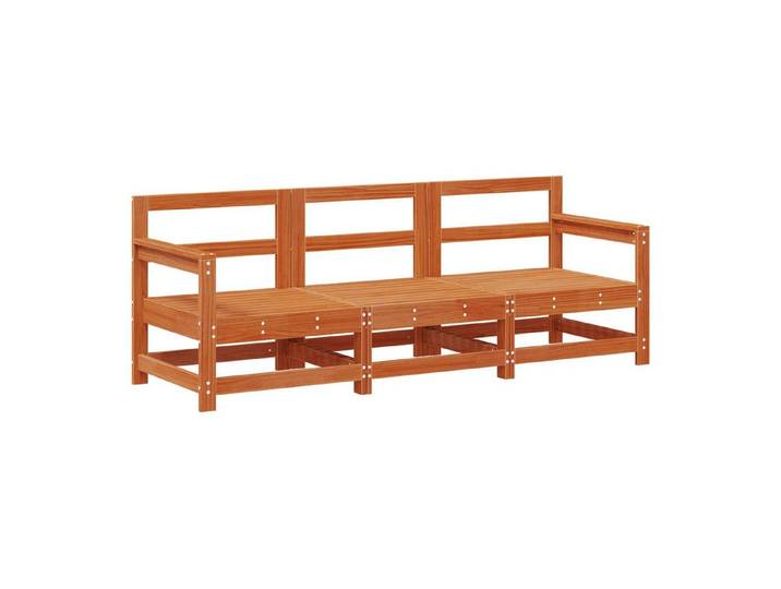 vidaXL Sofaelement Sectional Sofa Einheiten 3 Stück Wachsbraun (3 St)