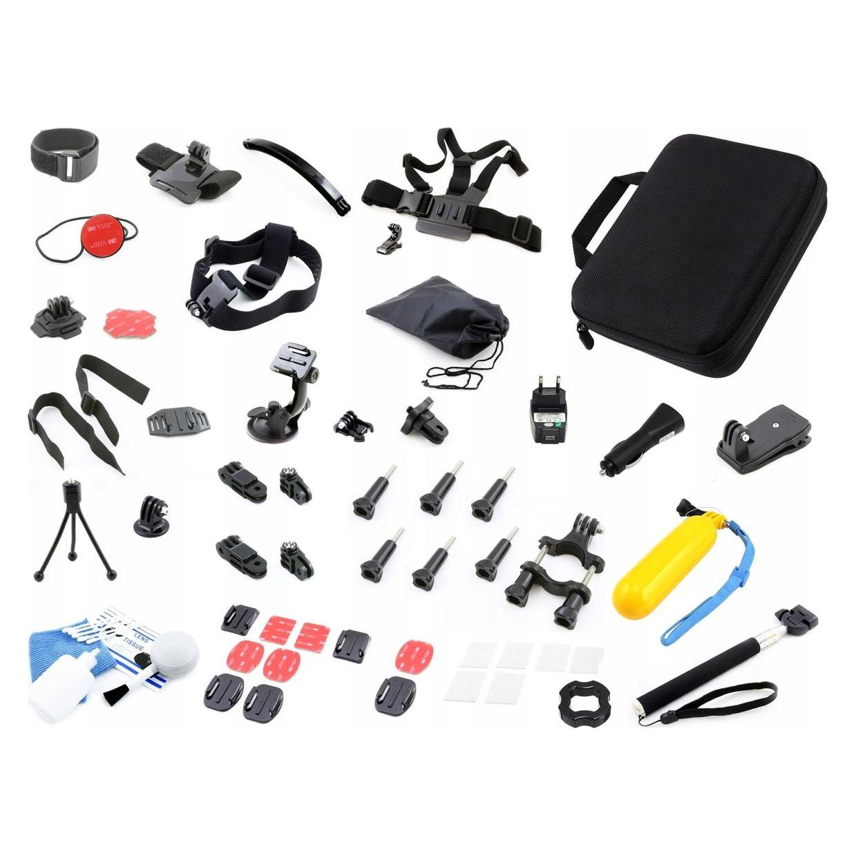 Xrec Zestaw / Akcesoria MontaŻowe Do Kamer Sportowych Gopro 7 / Sjcam / Xiaomi / Sony Action Cam (SB4525)