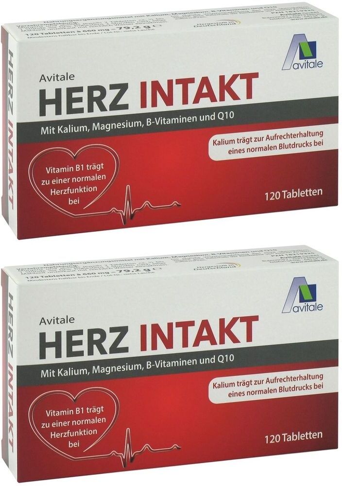 Avitale Herz Intakt mit Kalium+Magnesium+B-Vitamine Tabl. 2x 2x180 St Tabletten