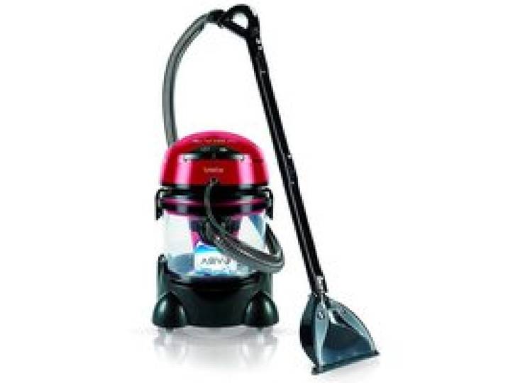 Aspirateur Laveur pour Tapisserie de Voiture Nettoyant pour Taches dAnimaux Briebe Vira 2400W Noir/Rouge