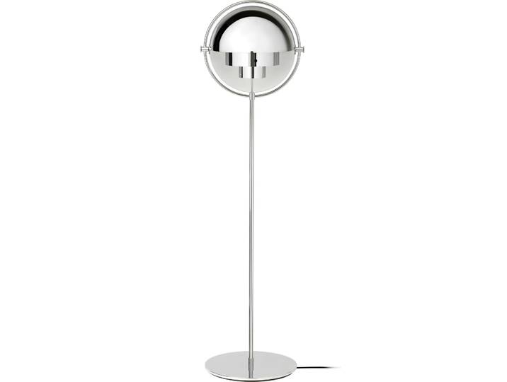 GUBI Multi-Lite vloerlamp Chroom-chroom