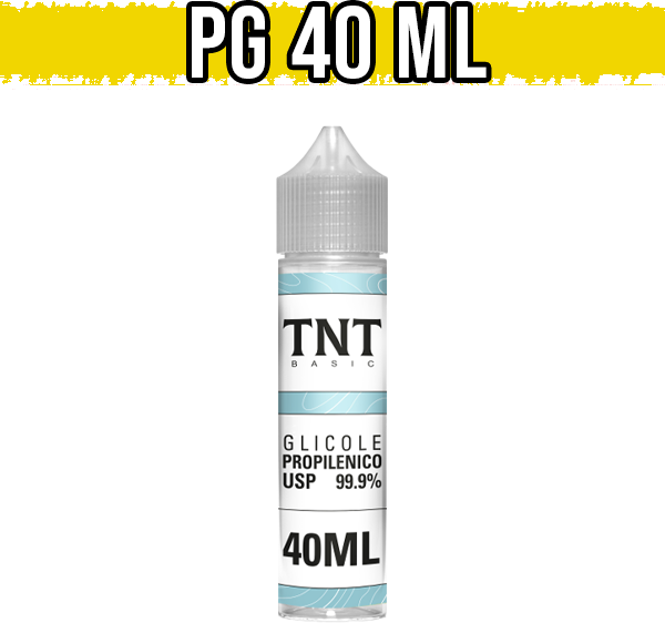 TNT Vape Glicole Propilenico 40ml Full Pg
