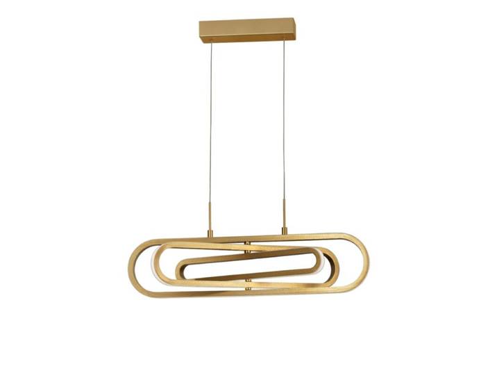 Nova Luce Pendelleuchte Arte Flex - Gold Design, Glamour, Modern