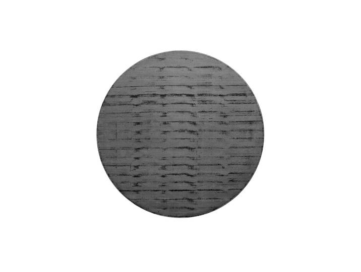 Teppich WECON HOME BASICS Emma , grau, H:8mm Ø:200cm, Polyester, Teppiche, Teppich, Kurzflorteppich, handgewebt, einfarbig, modern, Wohnzimmer