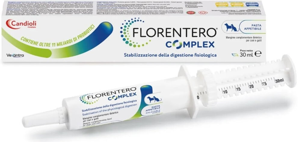 CANDIOLI Florentero Complex Pasta Mangime Complementare Dietetico per Cani e Gatti 30ML