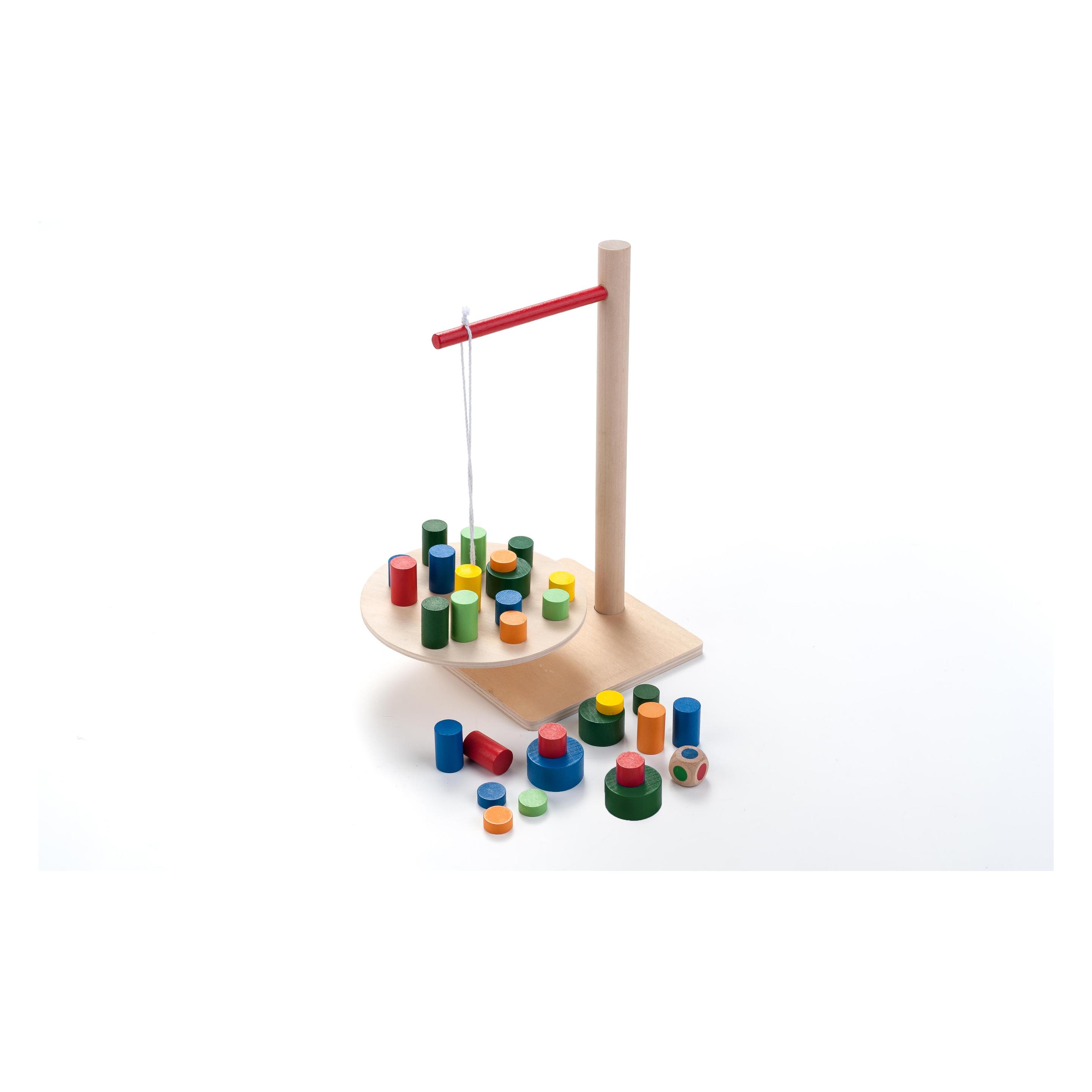 Engelhart Waage-Spiel aus Holz (1 - 6 Spieler) (340916)