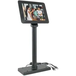 Artdev, Kassensystem, SD800 - 8" Kassenmonitor True Flat Display USB Anschluss schwarz