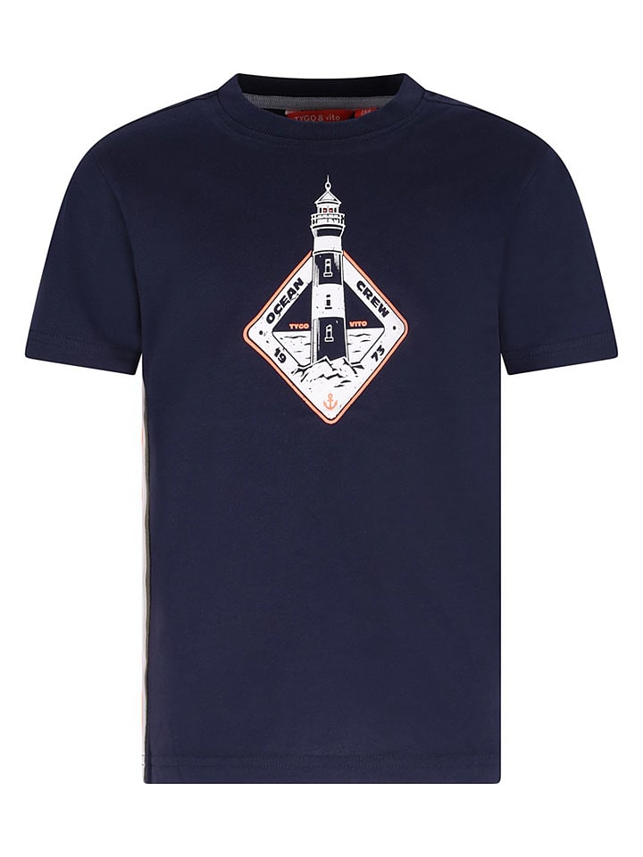Tygo & Vito Shirt in Dunkelblau - 110/116