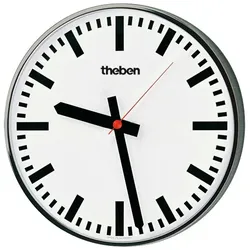 Theben 5009241 KNX Nebenuhr, einseitige Wanduhr OSIRIA 241 BR KNX