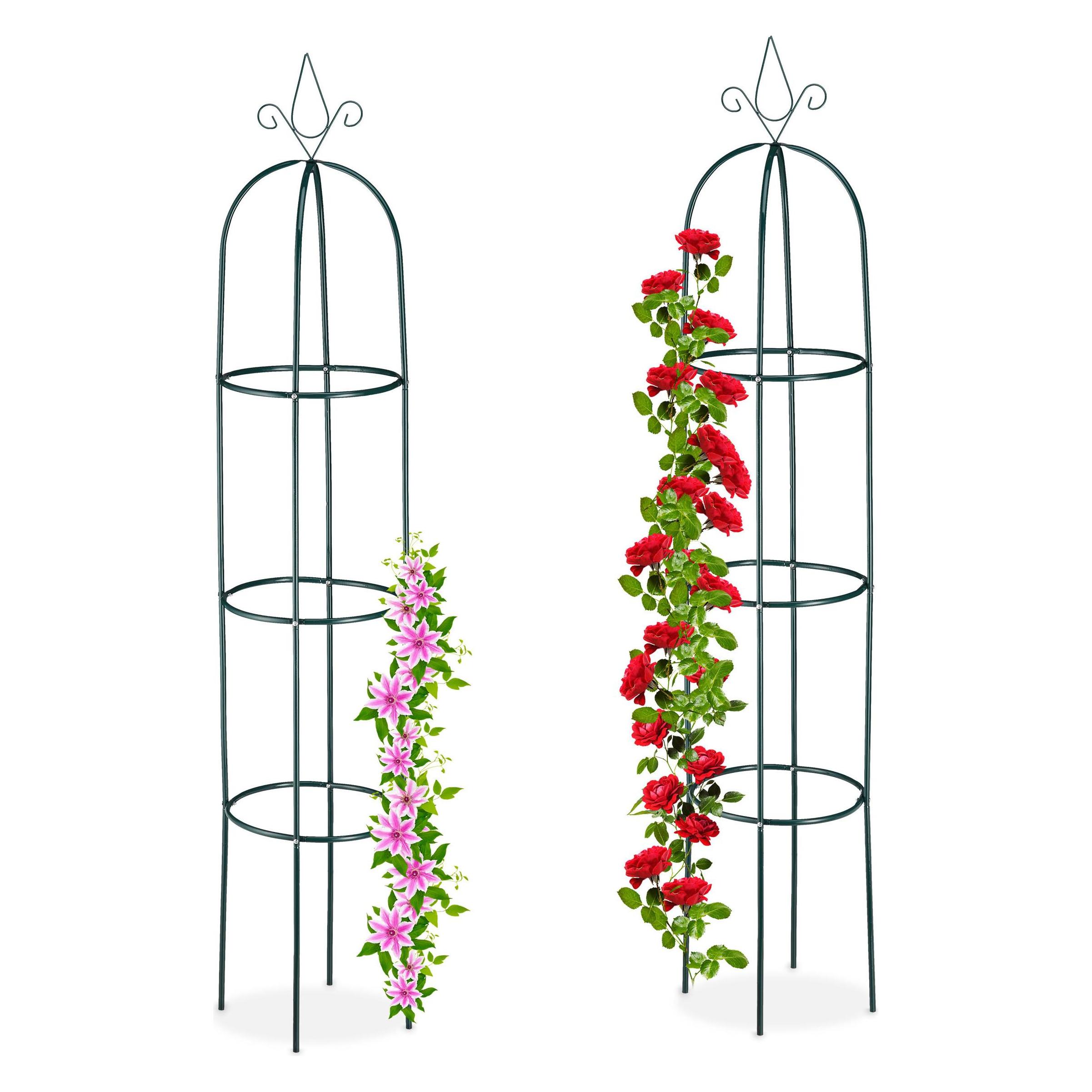 Relaxdays 2x Rankhilfe (41 cm, 41 cm) (4052025417642)