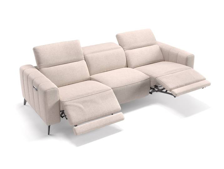 BIG Sofa PALERMO Relaxcouch Stoff Sofa