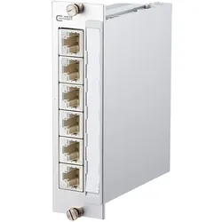 BTR 130857-E E-DAT C6 6X8 C6 3HE MODUL Cat.6 LSA silber eloxiert 130857E