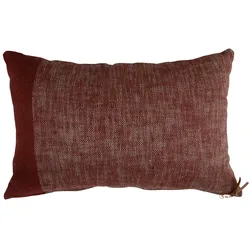 Brafab Dekokissen OMBRONE 60x40 cm, 100 % Baumwolle Burnt Paprika - Abverkauf