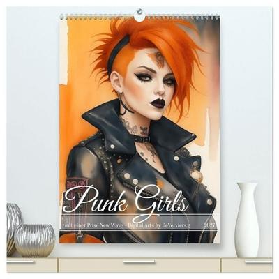 Punk Girls mit einer Prise New Wave (hochwertiger Premium Wandkalender 2027 DIN A2 hoch), Kunstdruck in Hochglanz