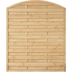 T&J MAXI BOGEN Lamellenzaun 150 x 180/160 cm