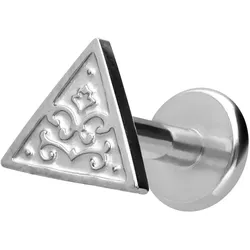 Titan Labret mit Innengewinde DREIECK