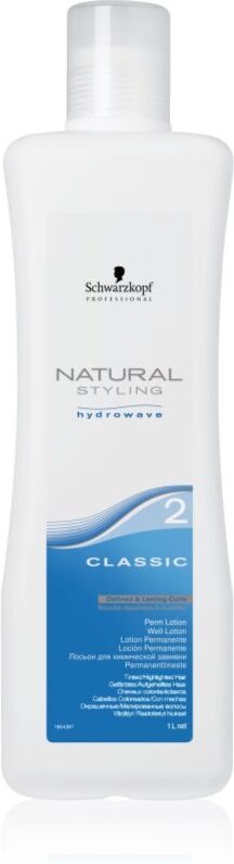 Schwarzkopf Professional Natural Styling Hydrowave ondulation permanente  pour cheveux colorés et méchés 2 Classic 1000 ml
