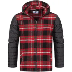 Rock Creek Winterjacke Kariert Regular Fit