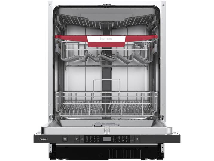 GESCHIRRSPÜLER vollintegrierbar 60 cm, Einbau Spülmaschine - 14 Maßgedecke, 8 Programme, AquaStop, Bodenlicht