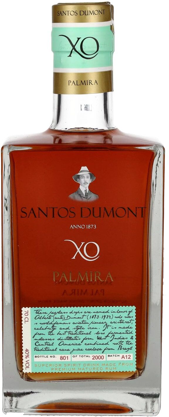 Santos Dumont XO Palmira Superior Spirit Drink 40% Vol. 0,7l