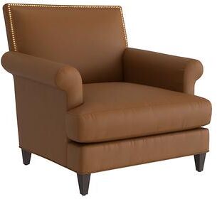 Juliana Leather Chair - Saddle Leather, Saddle Sierra - Ballard Designs