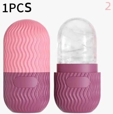 Uplifted Finds Silicone Facial Ice Roller Mold For Cold Therapy & De Puffing rose Red 2