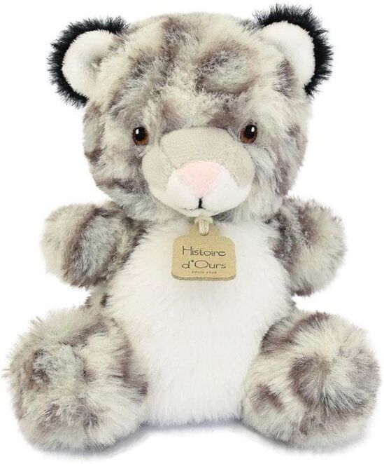 Peluche Les Doux Animaux Bébés : Léopard des neige - Histoire d'Ours
