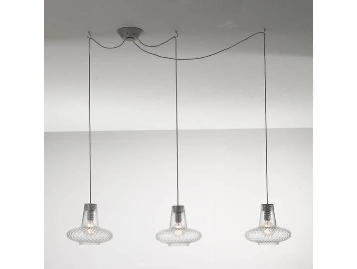 AILATI Glas Hängeleuchte Giulietta, dimmbar, für Wohn- / Esszimmer, Glas, Modern