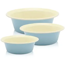 Karl Krüger Emailliertes Schüssel-Set SYLT 3 tlg. (20, 24, 28 cm)