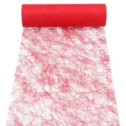 Starpak Dekoband "Sizoflor" 25 m x 30 cm rot