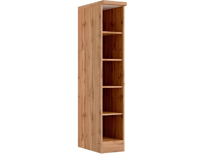 Küchenregal KOCHSTATION KS-Lana , braun (wotaneiche), B:30cm H:166cm T:60cm, Holzwerkstoff, Regale, Küchenregal, Breite 30 cm