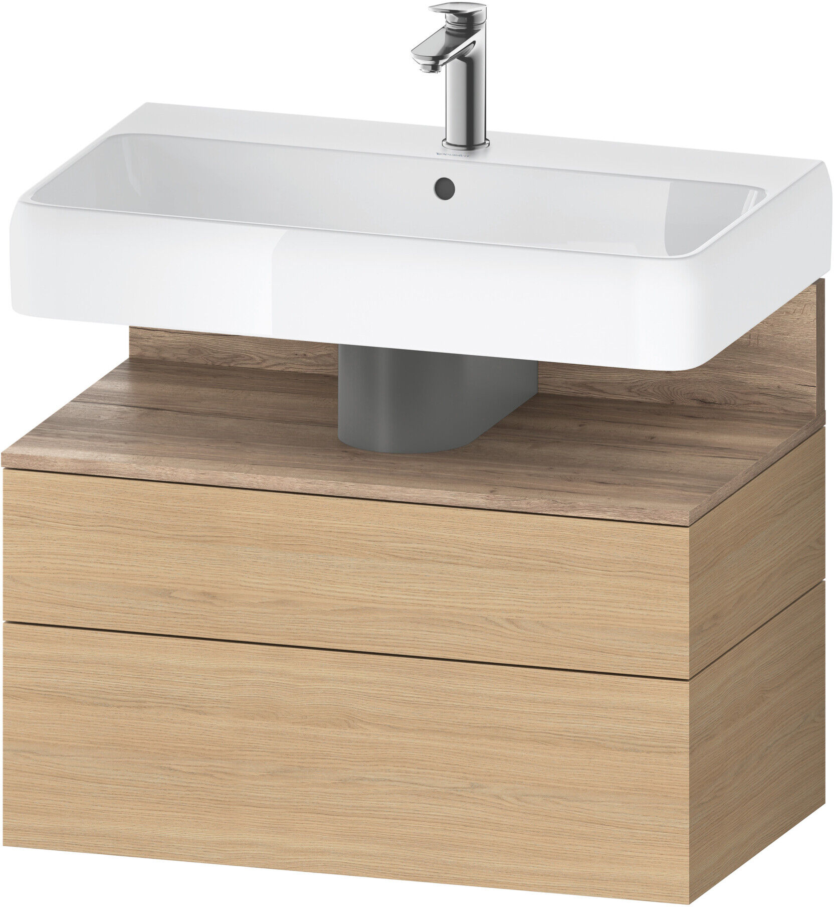 Duravit Waschtischunterschrank Qatego 79x47x59cm, E Ma/E N, 1 Kast, 1 Ausz. (QA4394055300000)